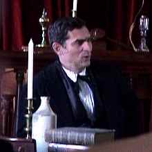 Actor Joe Woodard at Old State Capitol