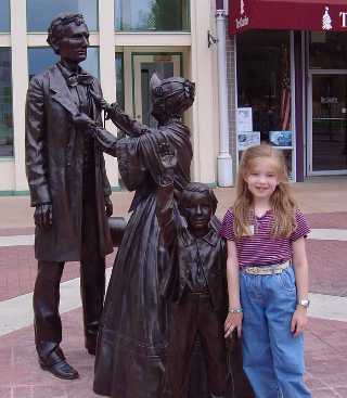 New Lincoln Family Sculpture in Springfield