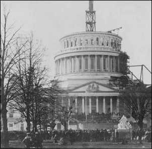 U.S. Capitol East Front in 1861