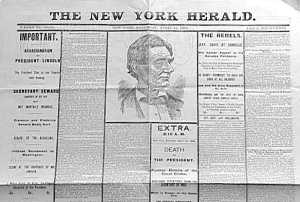 New York Herald Newspaper Reprint